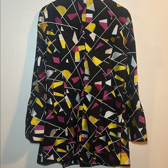 Colorful Geometric Women's Jacket - Picture 7 of 7